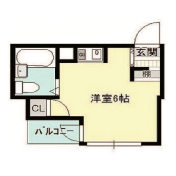 北堀江間取り1
