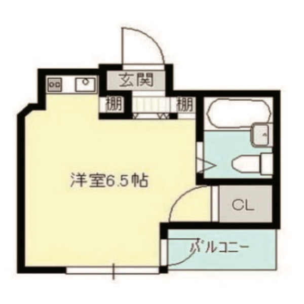 北堀江間取り1
