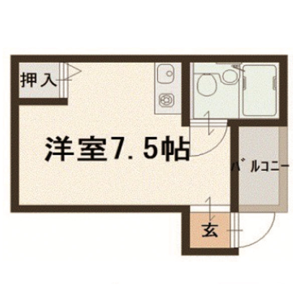 北堀江間取り3